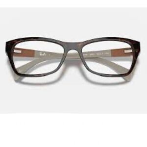 Women's Rectangular Brown Prescription Glasses